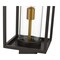 Z-Lite Dunbroch 1 Light Outdoor Post Mount Fixture, Deep Bronze + Outdoor Brass & Clear 584PHMS-DBZ-OBS - alternate 5